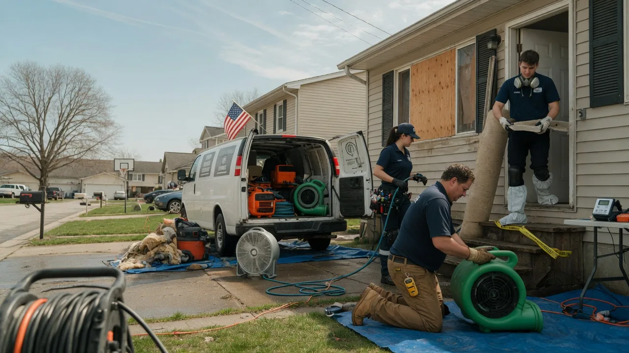 Water Damage Restoration in Cawood, KY near me
